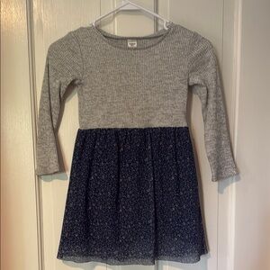 Osh Kosh Gray and Blue Girls Dress size 5T